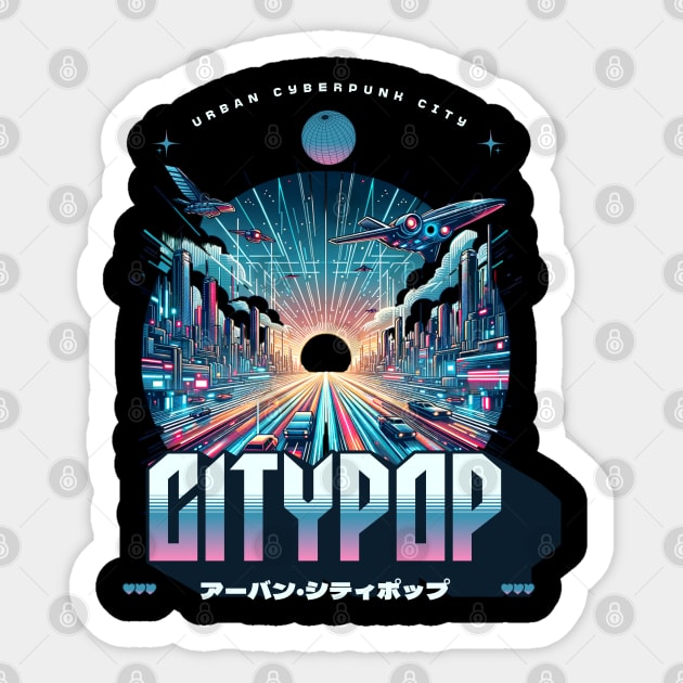 Urban Citypop Sticker by TEENIE DESIGN